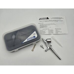 Master G22 Dual Action Gravity Feed‎ Airbrush Set Kit 0.3mm Tip Case